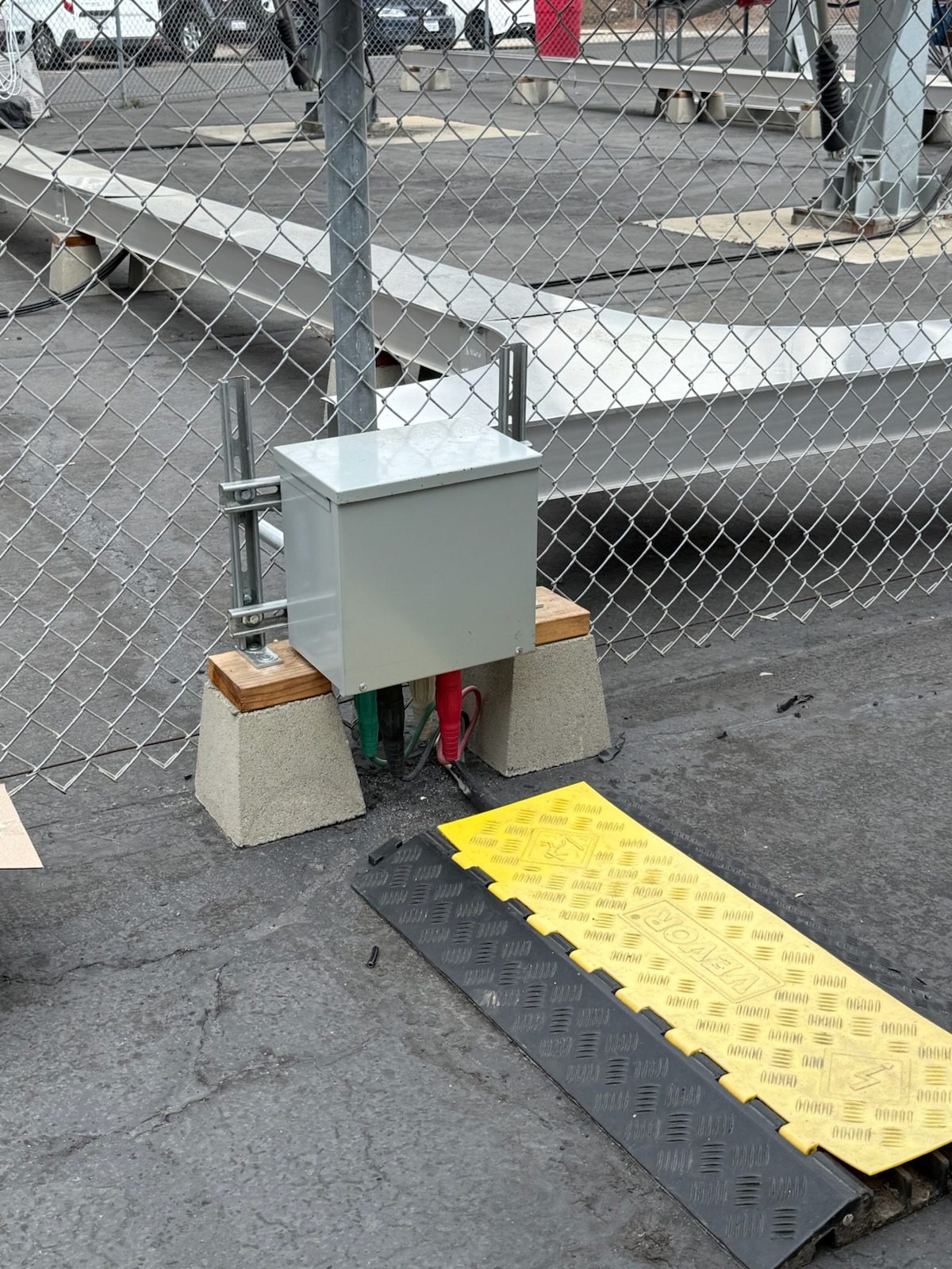 Outdoor grounded enclosure